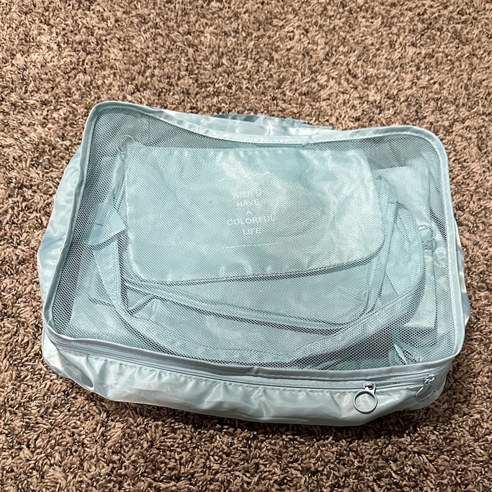 Lack Of Color Light Blue Travel Bag